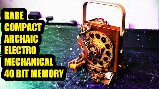 The Weird Story Of Electromechanical Memory - 40 bits of the stuff!