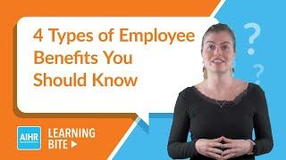 4 Types of Employee Benefits | AIHR Learning Bite