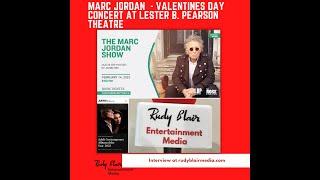 Intv w 2023 Juno Award Nominee Marc Jordan on Valentines Day Concert at Lester B  Pearson Theatre