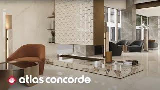 Contemporary Marble-Effect Porcelain Tiles | Marvel X | Atlas Concorde