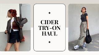 Shop Cider Philippines Try-On  Haul | Rhea Bue