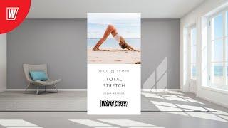 TOTAL STRETCH с Еленой Жиляевой | 11 октября  2024 | Онлайн-тренировки World Class