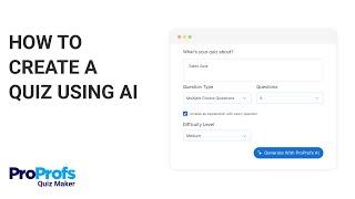 How to Use AI Quiz Maker to Create a Quiz in Seconds