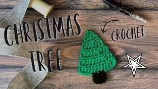 How To Make A Flat Christmas Tree Crochet Video Tutorial (Easy!)