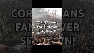 Corinthians Fans: Never Sitting, Always Passionate!  | The Spirit of Brazilian Football