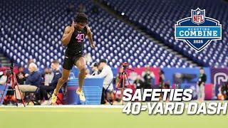 FULL Safeties 40-Yard Dash | 2025 NFL Combine