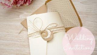 DIY Wedding Invitations - Cards & Pockets