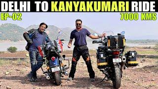 Delhi To Kanyakumari 7000 KMS Ride | Memorable Ride From Indore To Pune Ep-02 | BMW F850 GSA |