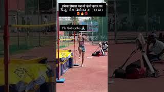 Girl high jump ......  # olympics gold medal # track strength training # army workout # viralvideo