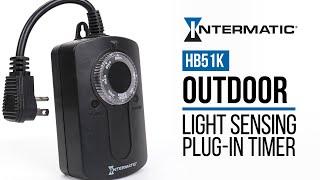 Upgrade to the HB51K Outdoor Light Sensing Plug-In Timer from Intermatic