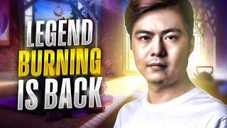 LEGEND BURNING IS BACK TO PRO DOTA 2 !!