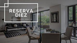 RESERVA DIEZ | Moderno apartamento amueblado, Zona 10 $385,000 | GUATEMALA