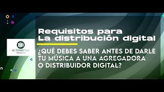 Alternativa Representa: Requisitos Distribución Digital #distribuciondigital #metadatos #disquera