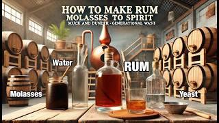 How to Make Rum: Molasses to Spirit. Muck and Dunder - Generational Wash