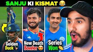 WTF! Sanju GOLDEN DUCK  | Riyan Parag Bowling | Gautam Gambhir 🫡 | IND vs SL