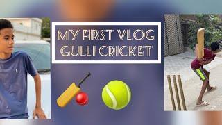 MY FIRST VLOG | Street Cricket | Camera Man Ko Ball Mar Di | "The thrill of the game"