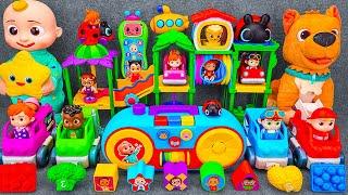 108 Minutes Satisfying Unboxing COCOMELON Cool & Fun Playground Collection ASMR  Coco ASMR Tin