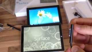 Unboxing: Microsoft Surface Pro 3 and original Microsoft Surface Pro