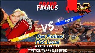 Grand Finals - Ngamer3k (Karin) vs PhillyB (Birdie) Street Fighter V Des Moines FGC Local