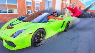 DANGEROUS CRIMINAL STOLE LAMBORGHINI SHARERGHINI and HACKED SPY GARAGE!!