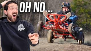 World’s Sketchiest Go Kart Gets Twin Engines! | 3 → 45 Horsepower!