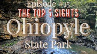 Ohiopyle State Park. Top 5 Sights.  EPIC waterfalls and More! State park #5.