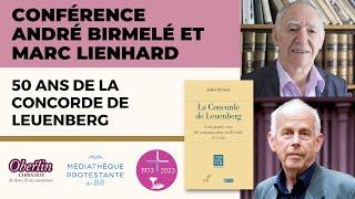 Conférence d'André Birmelé et Marc Lienhard pour les 50 ans de la Concorde de Leuenberg