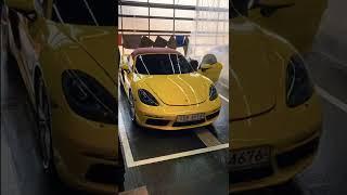 Porsche 718 Boxster self carwash in my garage 포르쉐 718 박스터 셀프세차