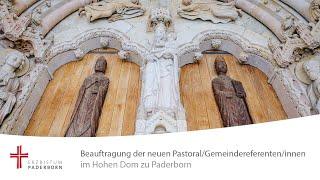 Live: Beauftragung der neuen Pastoral/Gemeindereferenten/innen