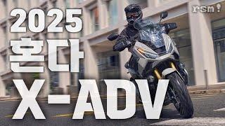 2025 혼다 X-ADV 공개, 디자인, 컬러계기판, DCT 업그레이드