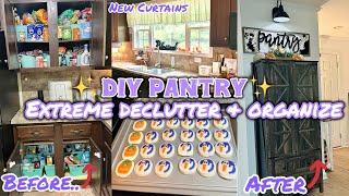 NEW PANTRY + EXTREME DECLUTTER & ORGANIZING   #pantry #pantryorganizing