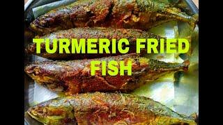 Masak Ikan Kembung Goreng Kunyit / Fried Kembung Fish