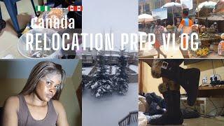 TRAVEL PREP VLOG : RELOCATING TO EDMONTON  | Final month in Nigeria | lLet's go TRAVEL shopping