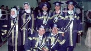 Ahmed Hamada graduating from Arab Open University