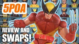 SECRET WARS WOLVERINE HEAD SWAPS! Hasbro Marvel Legends Action Figure Review