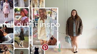 recreating pinterest outfits for FALL 2023 (+ end of summer inspo)