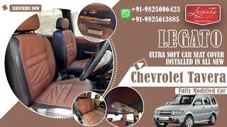 Upgrade Your Chevrolet Tavera with Legato’s Ultra-Soft Seat Covers