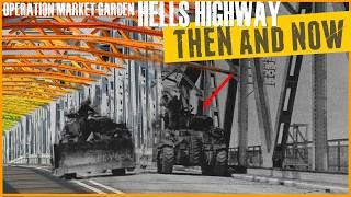 Hell's Highway Operation Market Garden - Then and Now - real film. Pt2