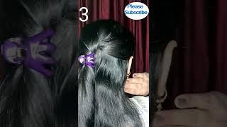 Try this ! Pretty Open Hair Hairstyle / party hairstyle / hairstyle /Small Clutcher hairstyle Idea