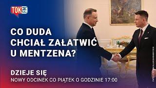 Co Duda chciał załatwić u Mentzena? | Dzieje się 10.01.25