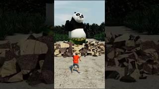 unblock the big panda  new special 3d effects#viral #shorts#funny #youtube #vfx1million #animation