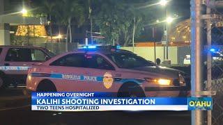 Two men hospitalized following late-night shooting in Kalihi