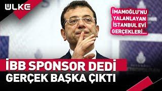 İBB 'Sponsor' Dedi Gerçek Başka Çıktı #haber