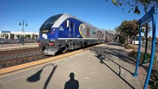 Amtrak train #536 & #5 California Zephyr in Martinez Ca 10/16/24