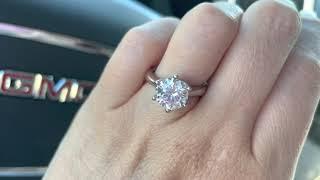 DovEggs Moissanite Engagement Ring Reviews