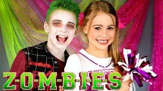 Disney ZOMBIES Addison and Zed Makeup and Costumes