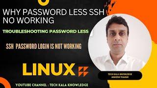 SSH passwordless login is not working | Why password less ssh not working | Troubleshooting