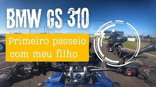 BMW GS 310 - Acompanhei os primeiros passos e agora acompanho os primeiros km de moto - Pai e filho.