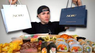 trying Nobu for the first time! $200 Sushi, Steak + ..hype!?