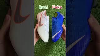 REAL  VS FAKE  football boots! #football #soccer